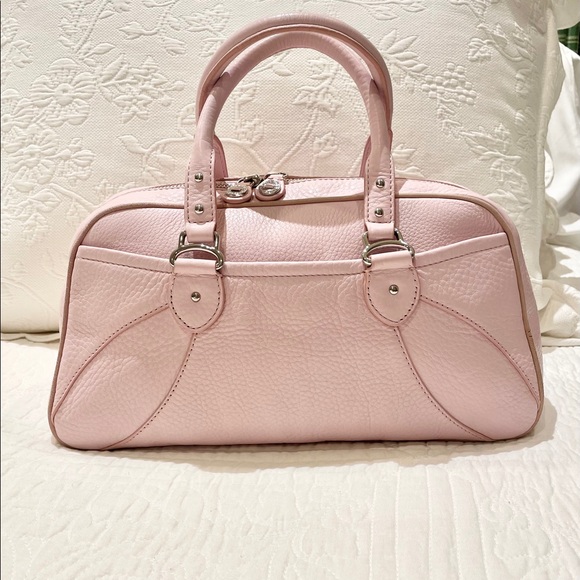 Cole Haan pink pebble top handle bag - Picture 1 of 15